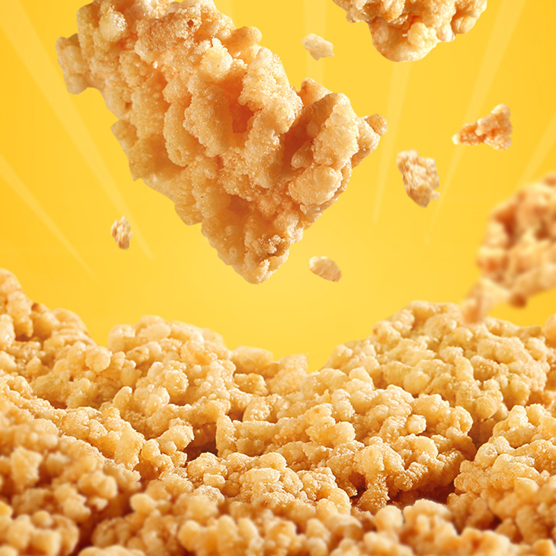 QiaQia Crispy Bear Glutinous Rice Puffed Rice 50g - Image 3